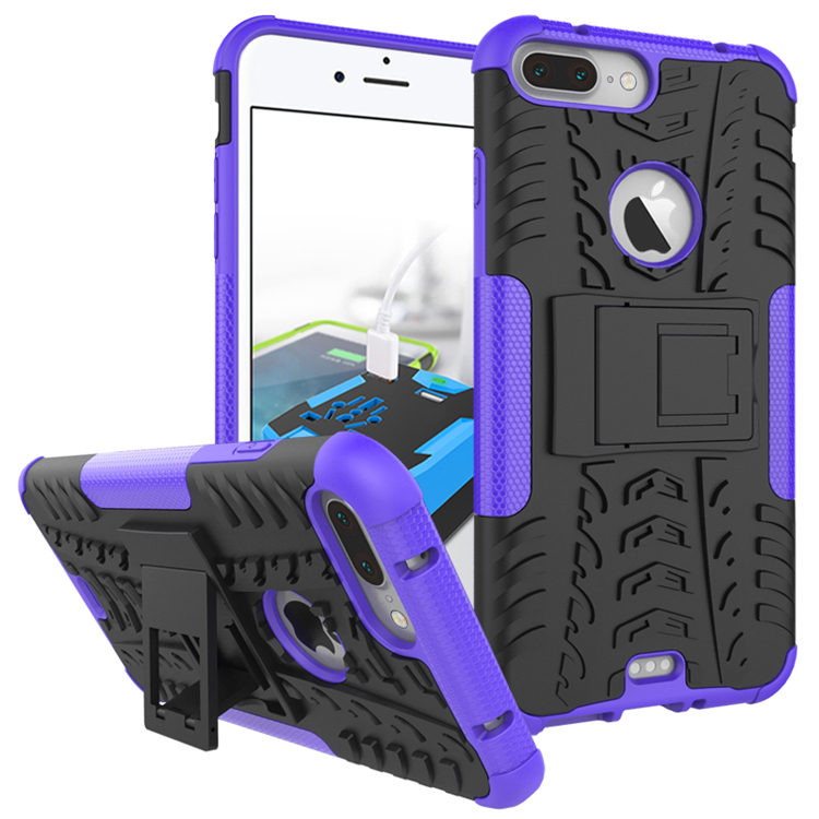 iphone 7 plus / 8 plus #เคสฝาหลังมีขาตั้ง Cool Tyre PC + TPU Case Dual Guard with Kickstand