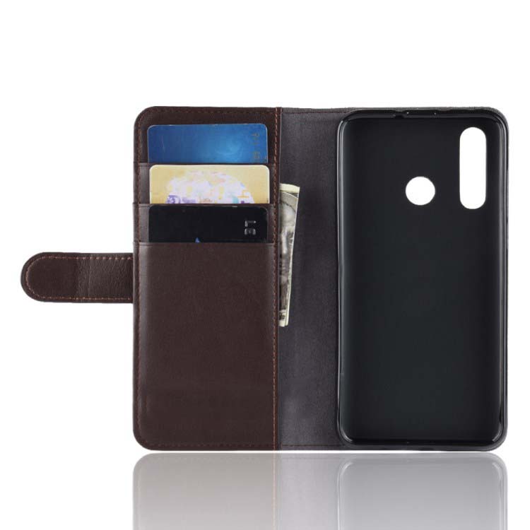 Case Huawei nova 4 #เคสฝาพับสไตล์กระเป๋าสตางค์รูปแบบหนังแยกมีช่องเสียบบัตรคุณภาพดี Split Leather Mobile Phone Case