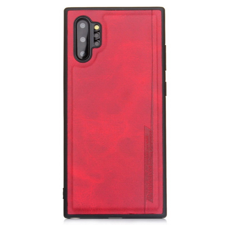 เคส Samsung Galaxy Note 10+ #เคสแบบฝาหลังผิวเคลือบ PU Leather Coated TPU