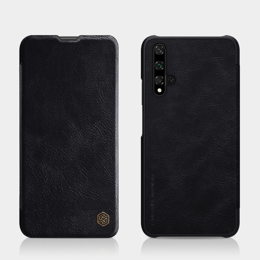 เคส Huawei Nova 5T #เคสแบบฝาพับ NILLKIN แท้รุ่น Qin Series Card Slot คุณภาพดี