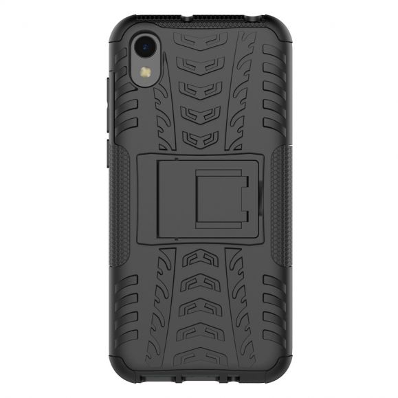 Case Huawei Y5 2019 #เคสฝาหลังกันลื่น Cool Tyre Pattern Kickstand (PC + TPU)