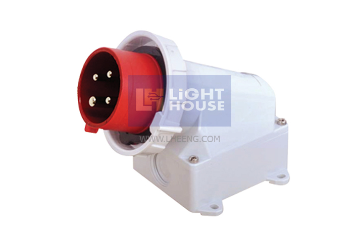 DKN-5141 "DAKO PLUG" ปลั๊กตัวผู้ติดลอยกันน้ำ 3P+E 16A 400V 6H IP67