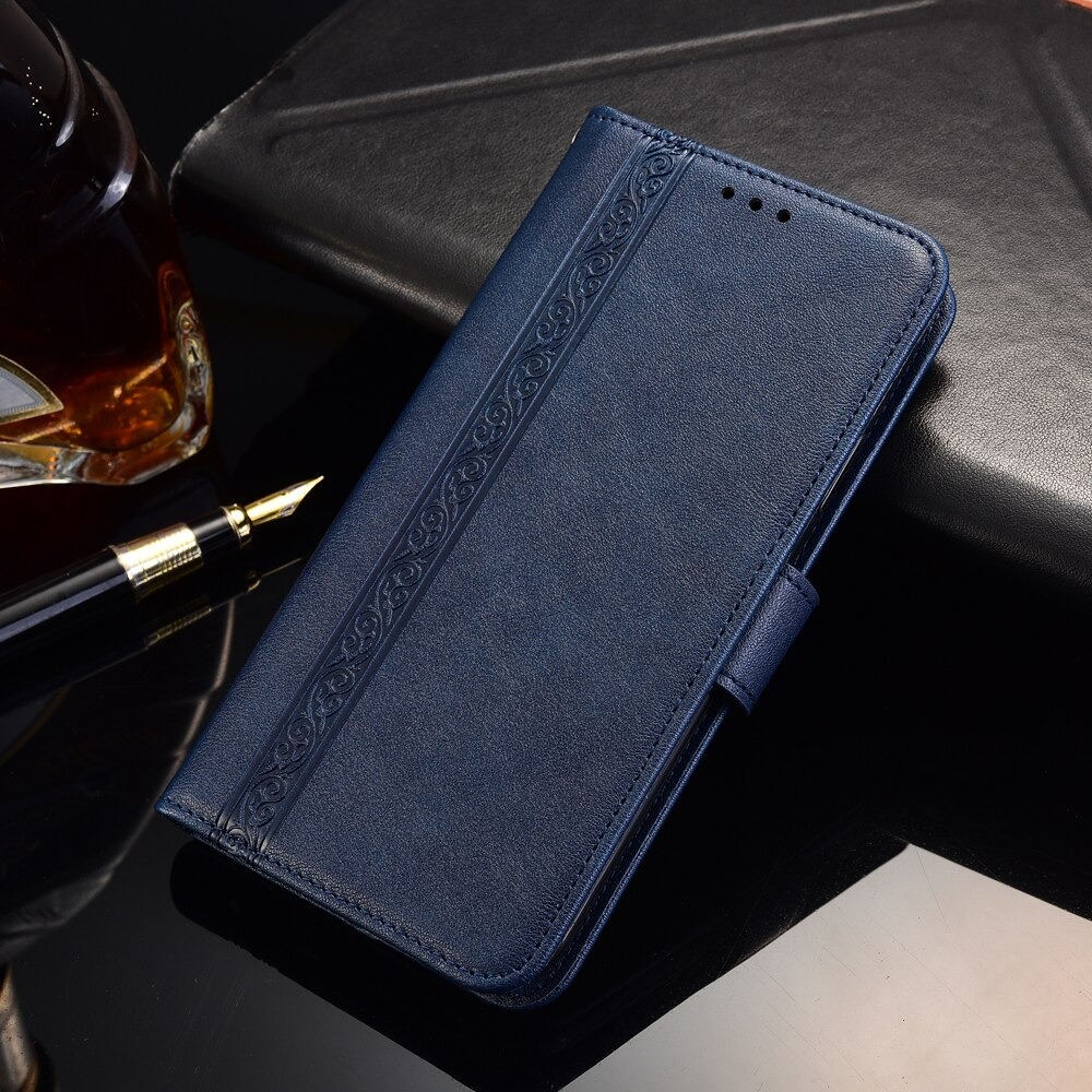 เคส Huawei Y7a #เคสฝาพับหนัง PUมีช่องเก็บบัตร Retro Leather with Wallet