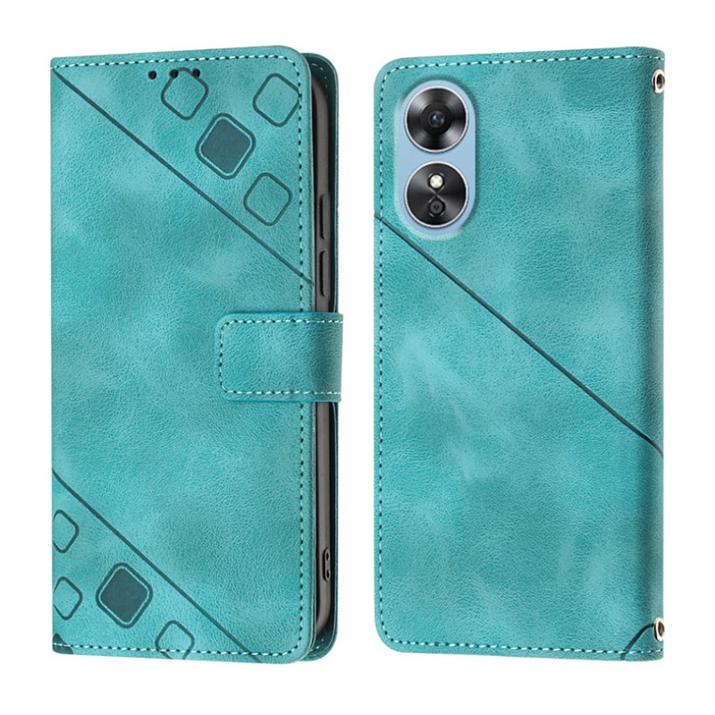 เคส OPPO A17 #เคสฝาพับหนัง PU แบบกระเป๋าสตางค์ Wallet Leather Flip Case (สินค้าตัวอย่างสินค้าจริงตรงตามรุ่น)
