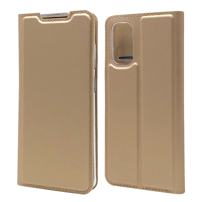 เคส Samsung Galaxy S10 Lite #เคสแบบฝาพับหนัง PU Magnetic Adsorption Stand Leather Card Holder