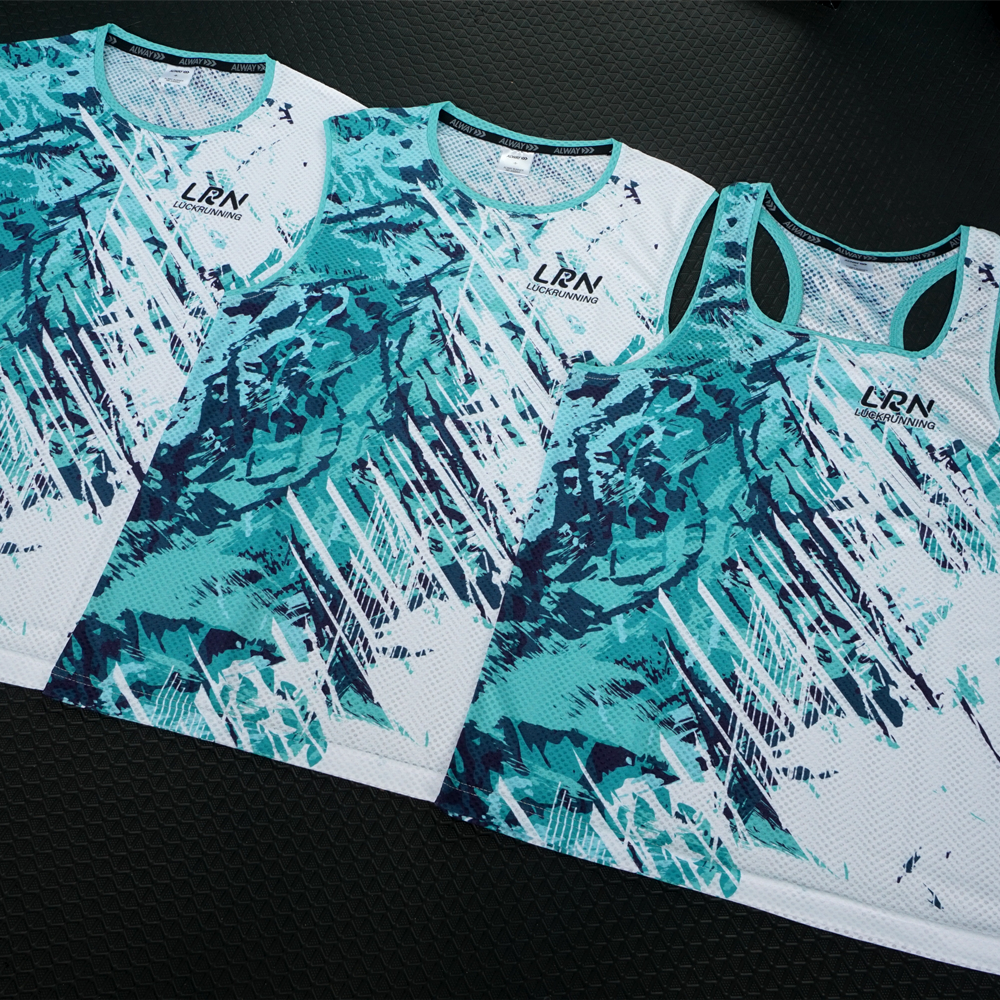 เสื้อวิ่งแขนสั้น แขนกุด เสื้อกล้าม (ชญ) ผ้า AirFlow ของแท้ มีรูระบายอากาศทั้งตัว น้ำหนักเบา ใส่สบายและไม่อมเหงื่อ (S15)