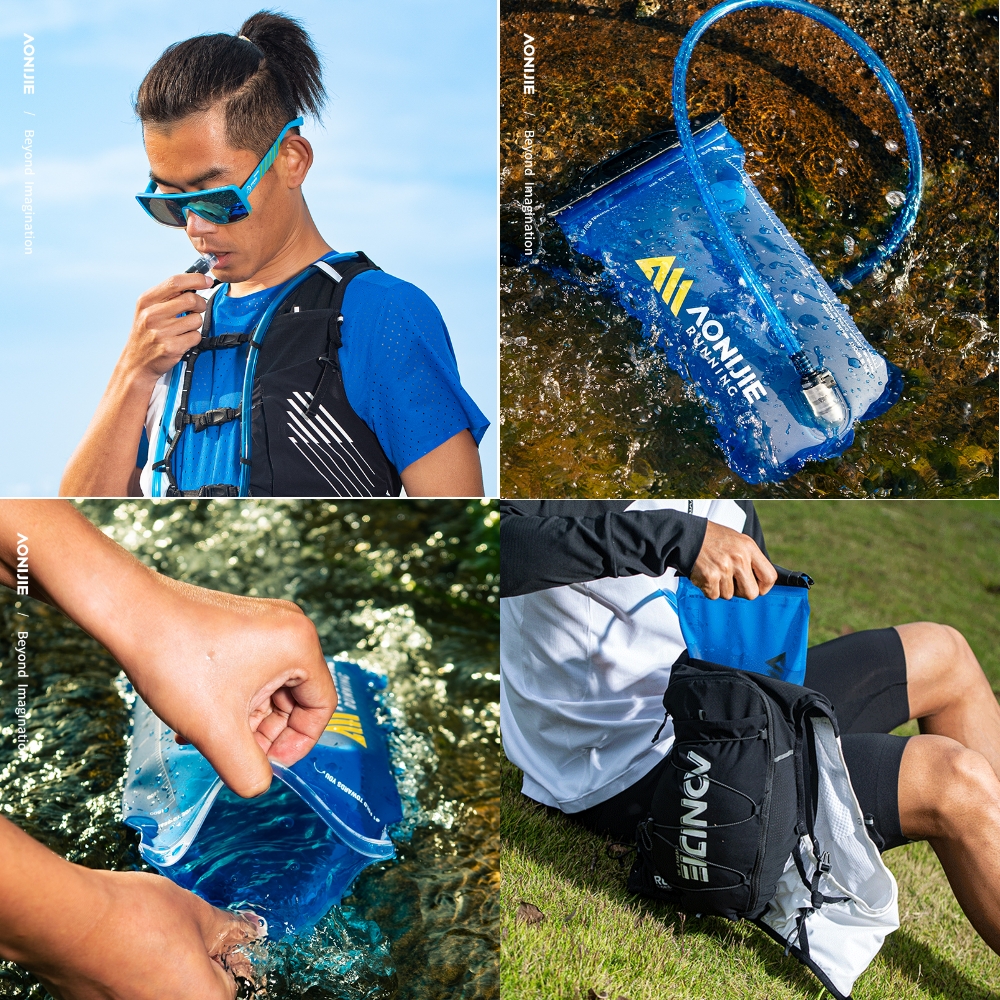 ถุงน้ำวิ่งเทรล ถุงน้ำวิ่งพกพา (สีฟ้า) ขนาด 1.5L, 2L, 3L TPU รุ่น SD62 (L05)