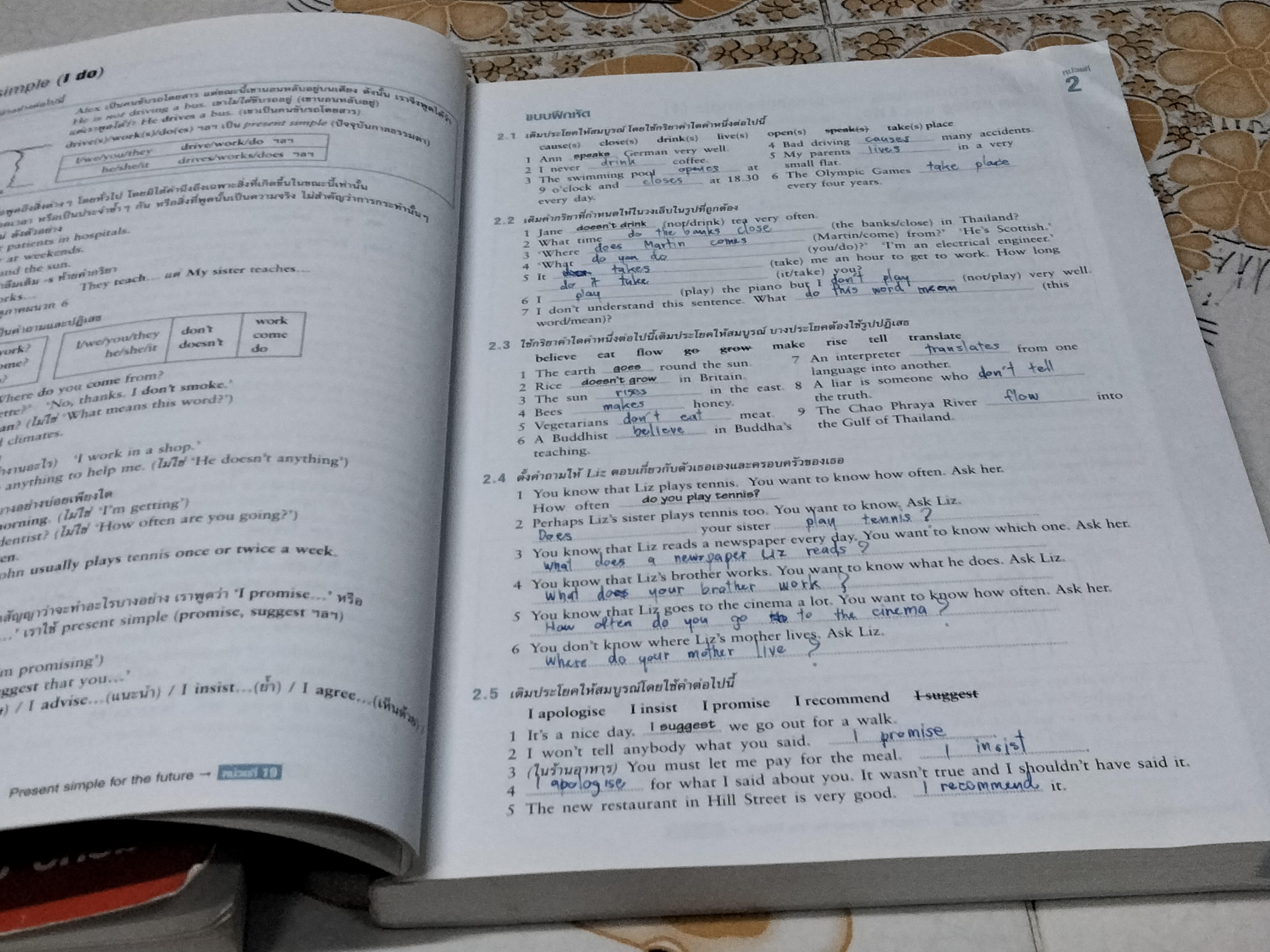 ESSENTIAL GRAMMAR IN USE + ENGLISH GRAMMAR IN USE - RAYMOND MURPHY + รศ. ศรีภูมิ อัครมาส , ศ. สุไร พงษ์ทองเจริญ (ขายรวม 2 เล่ม) **สินค้าหมด**