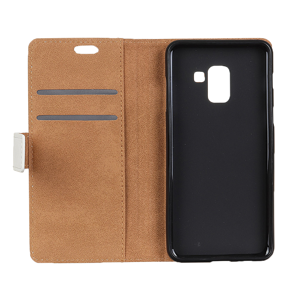 Case Samsung Galaxy A8 Plus (2018) #เคสฝาพับรูปกระเป๋าสตางค์พิมพ์ลายน่ารักๆ