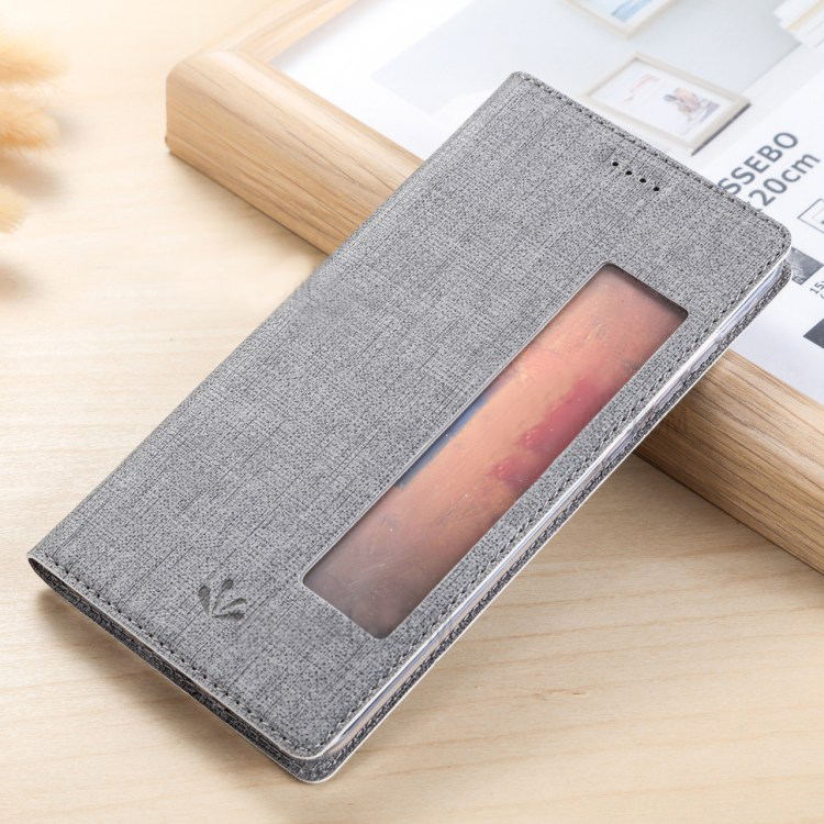 เคส Huawei Mate 9 Pro #เคสหนัง VILI DMX Cross Texture ฝาพับมีช่องวิวด้านข้าง
