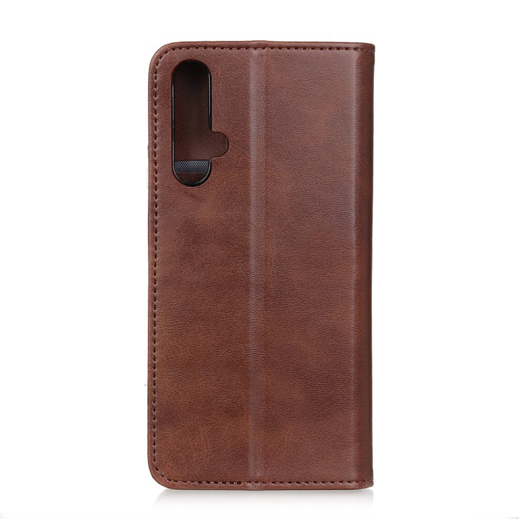 Case Huawei Nova 5T #เคสฝาพับแบบกระเป๋าสตางค์ Auto-absorbed Split Leather อัตโนมัติดูดซับ