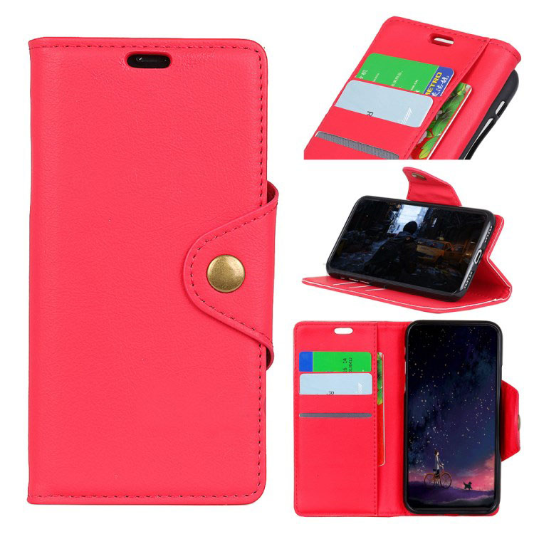 Case Honor 8X #เคสฝาพับหนัง PU สไตล์กระเป๋าสตางค์ Crazy Horse PU