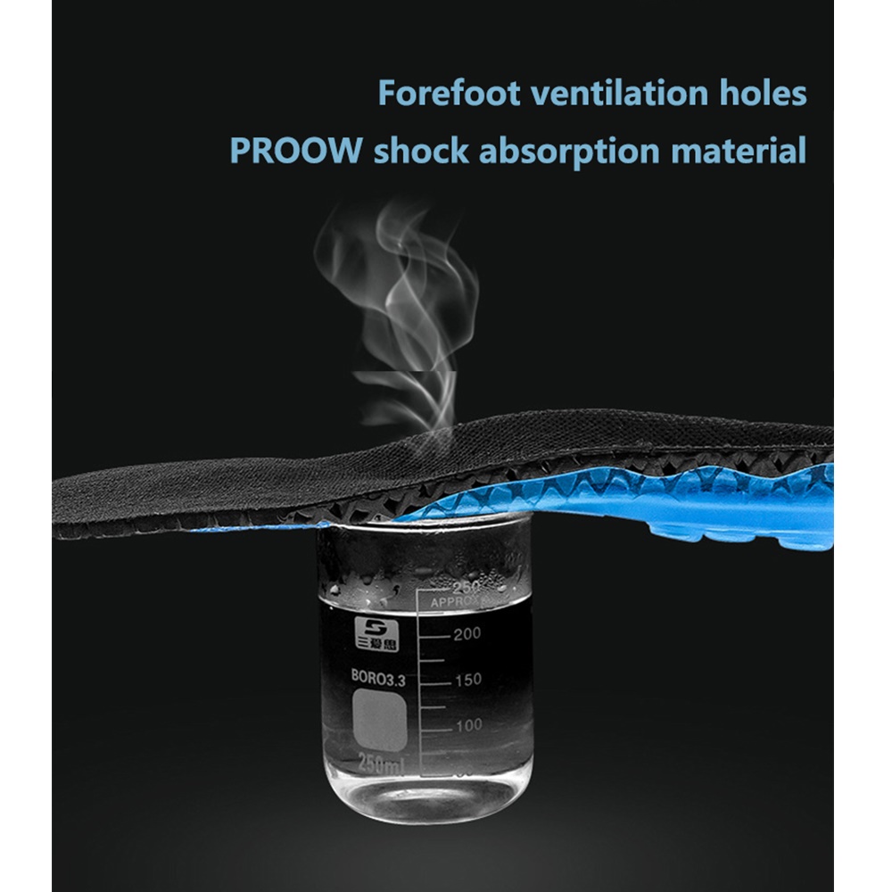 แผ่นรองพื้นรองเท้ากันกระแทก สำหรับวิ่ง Spring insole sport running (O6)