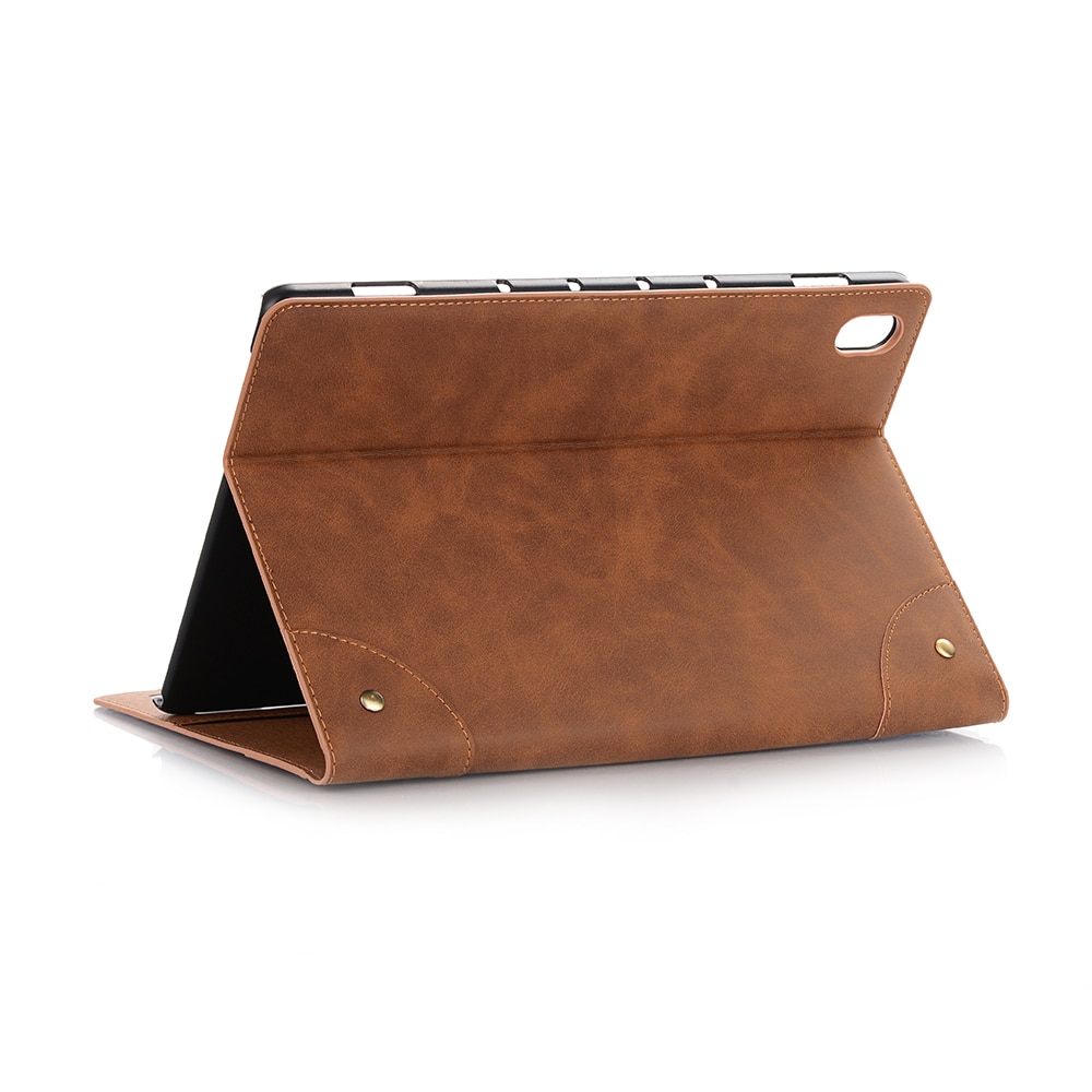 เคส Huawei MediaPad M6 (10.8 นิ้ว) #เคสฝาพับหนัง PU ผิวหนังม้าสไตล์ Retro แบบกระเป๋าสตางค์สมาร์ท Crazy Horse Texture Retro PU Leather