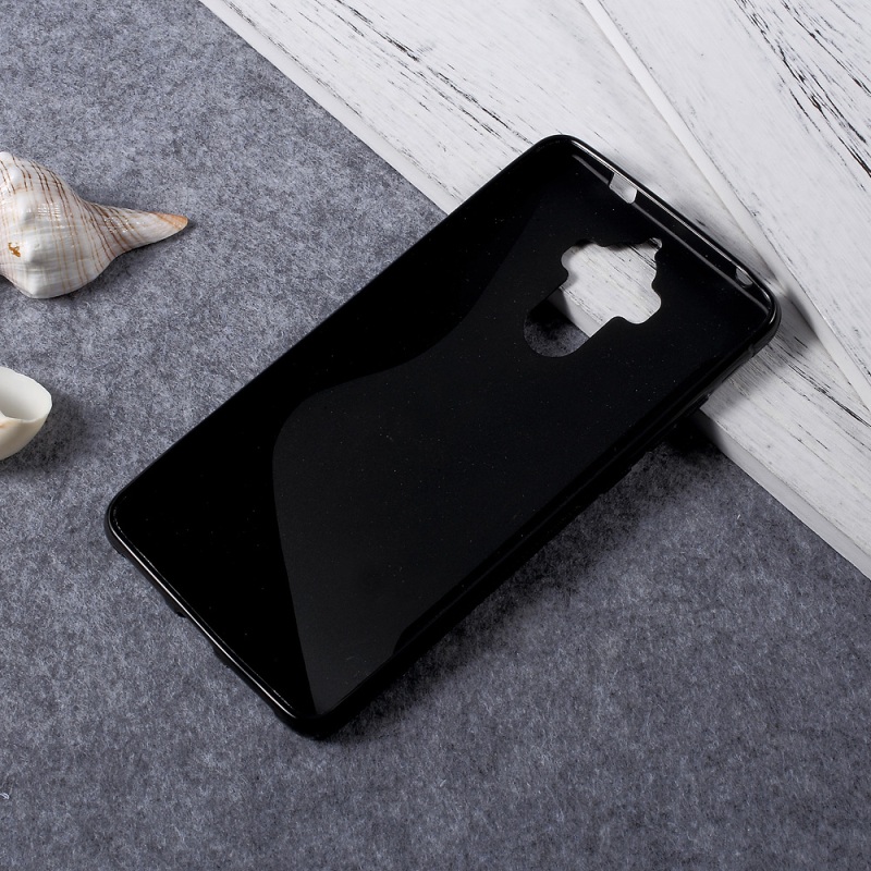 เคส Huawei Mate 9 #เคสฝาหลัง S Shape TPU