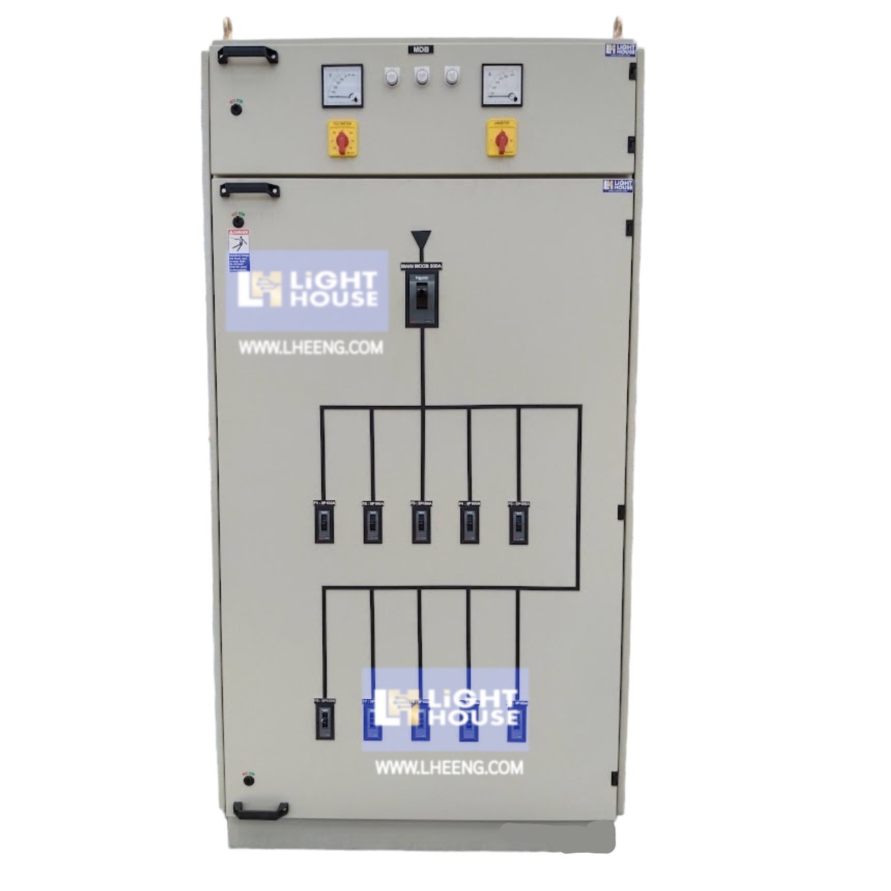 ตู้เมนดิสทริบิวชั่นบอร์ด MDB เมน 500A 10FD schneider