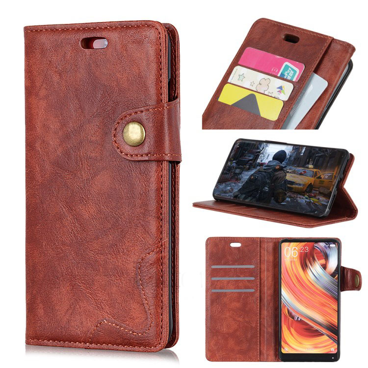 เคส Huawei nova 3i #เคสฝาพับหนัง PU ผิวหนังม้า S-shape Crazy Horse Texture Wallet Leather