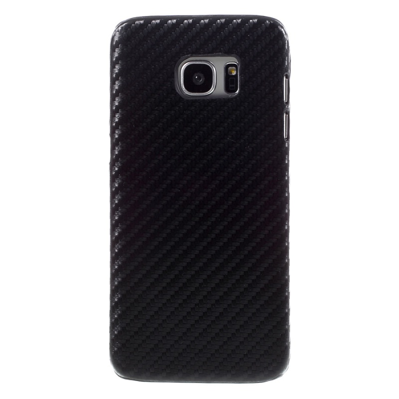 Case S7 Edge เคสคาร์บอนไฟเบอร์หนังเคลือบพลาสติก