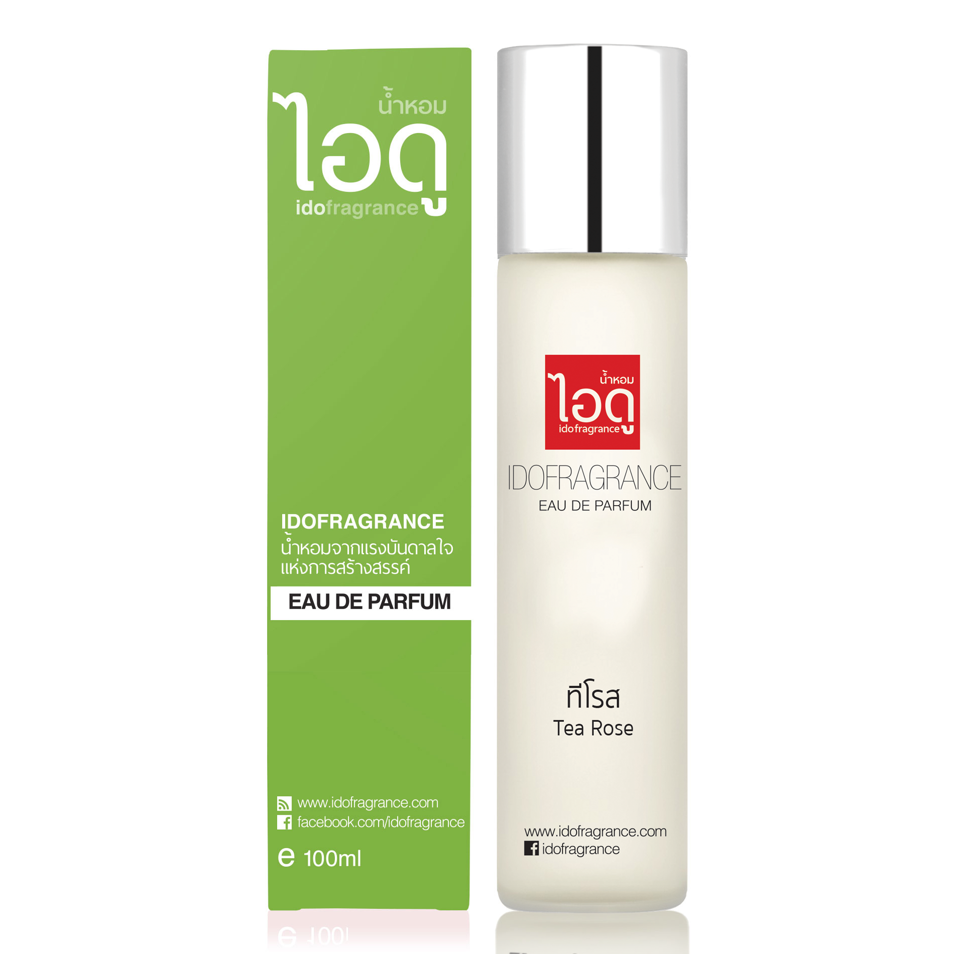 IDOFRAGRANCE Tea Rose Eau de Parfum น้ำหอม ไอดู กลิ่นทีโรส 100ml.