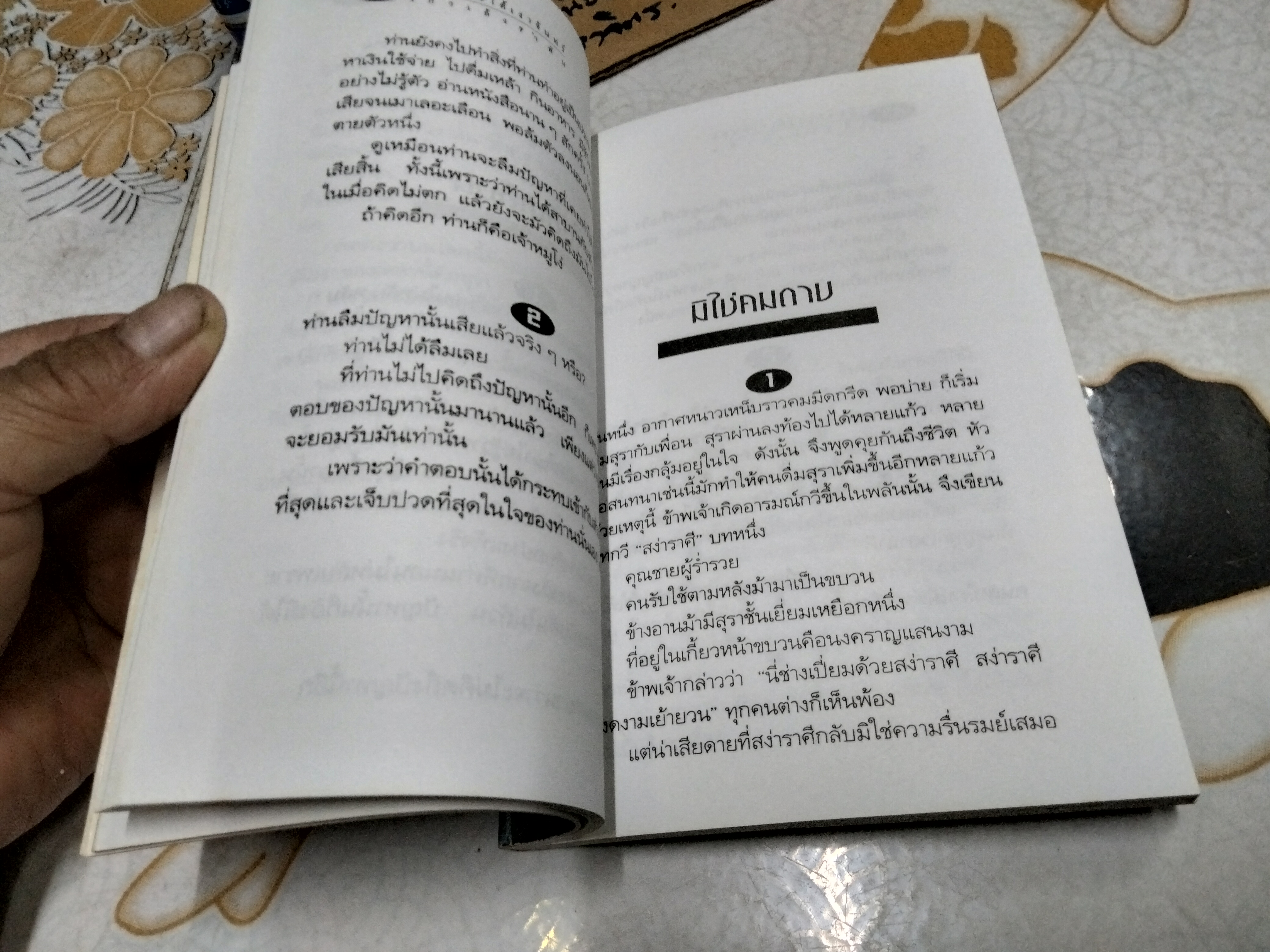 เดียวดายใต้เงาจันทร์ - โก้วเล้ง รำพัน ปรัชญานิพนธ์ของคนเข้าถึงแก่นแท้ชีวิต เรืองรอง รุ่งรัศมี เรียบเรียง **สินค้าหมด**