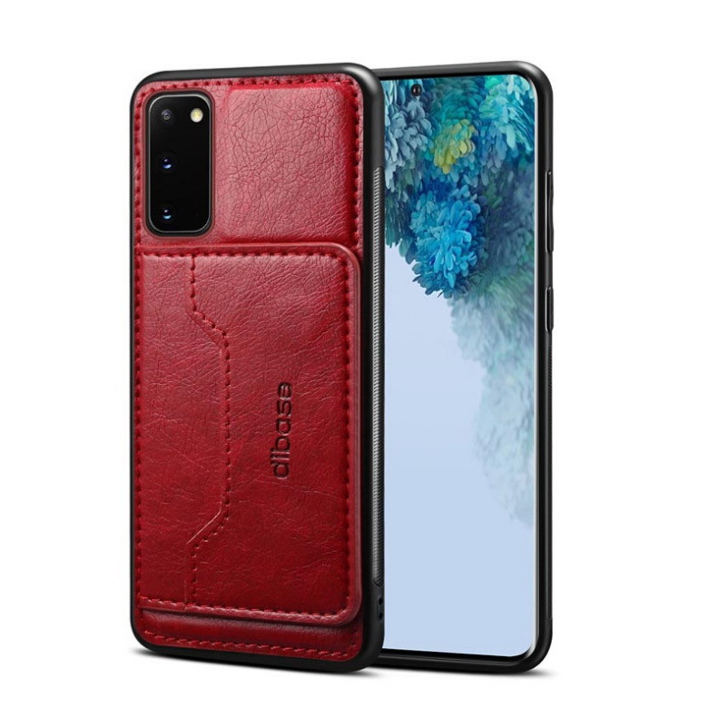 Case Samsung Galaxy S20 FE / S20 FE 5G #เคสฝาหลัง TPU เคลือบหนัง PU Crazy Horse Leather Coated PC + TPU Hybrid