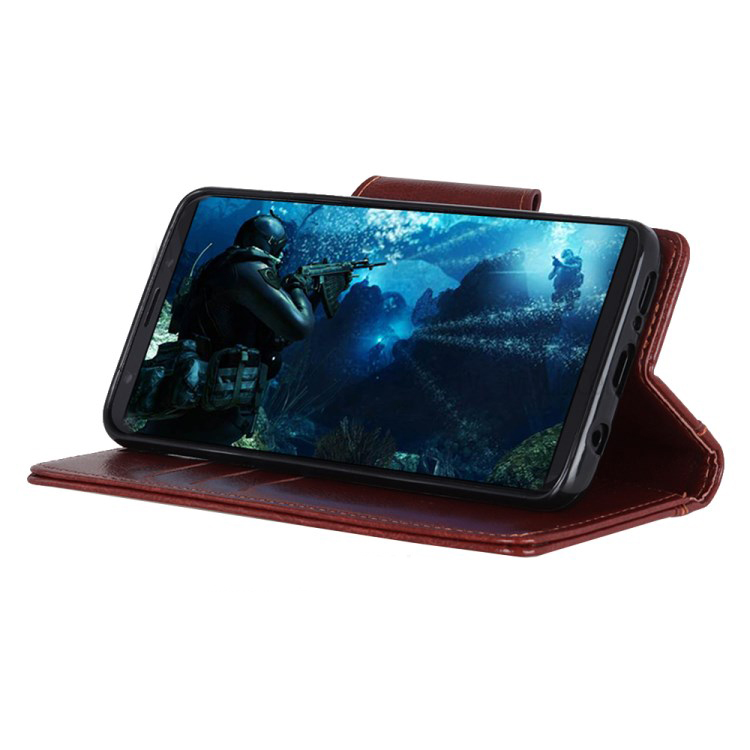 เคส Xiaomi Redmi Note 6 Pro #เคสฝาพับหนัง PU แบบกระเป๋าสตางค์ Textured PU Leather Wallet