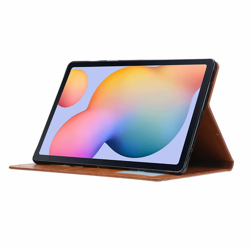 Case Samsung Galaxy Tab S6 Lite 10.4 SM-P610 SM-P615 SM-P617 #เคสฝาพับหนัง PU พับตั้งได้ PU Leather Protection Flip Case with Stand
