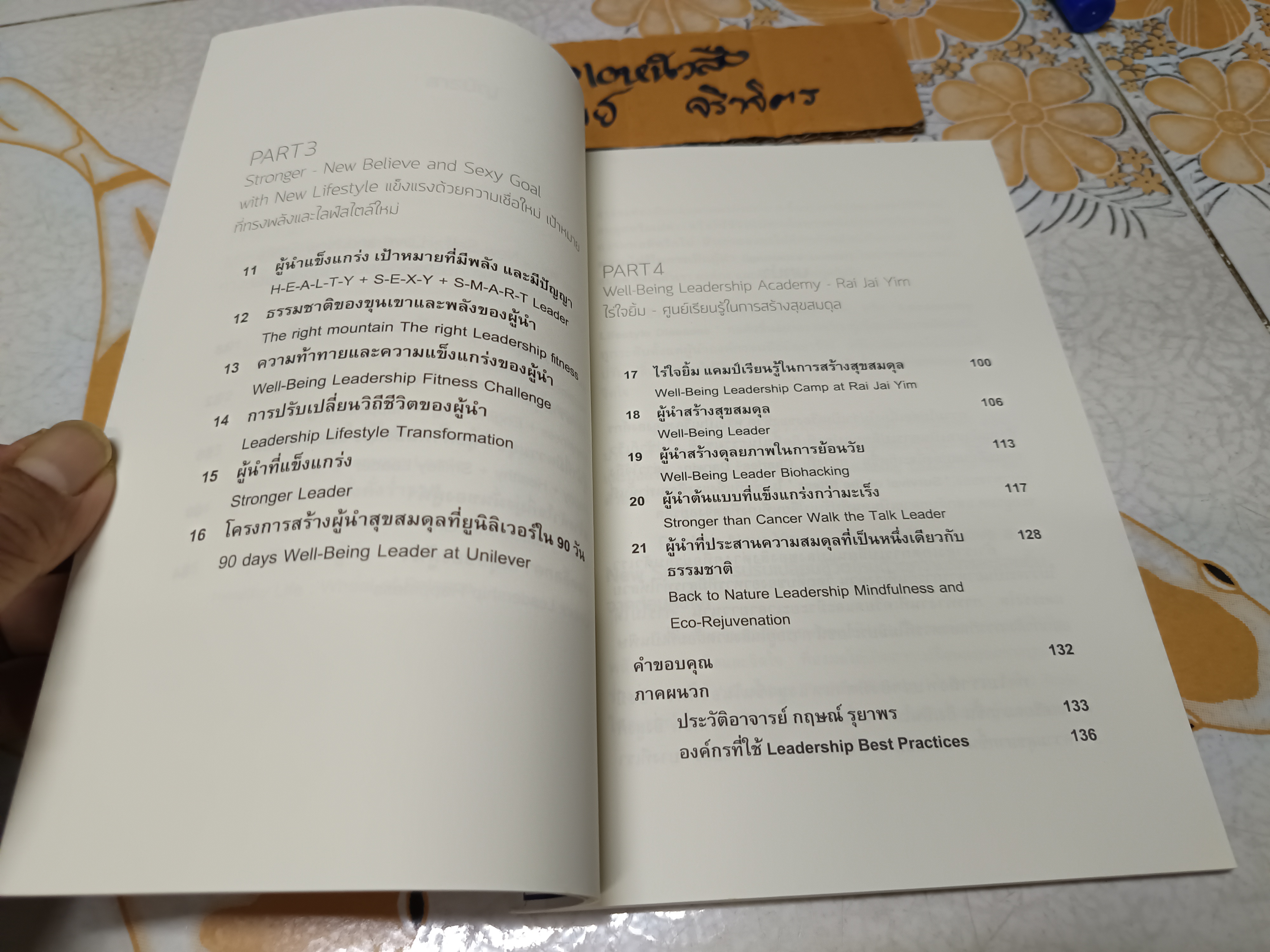 ผู้นำสร้างสุข : Well-Being Leader 21 บทเรียน Leadership Best Practices ในการสร้างสุขอย่างสมดุล ผู้เขียน กฤษณ์ รุยาพร