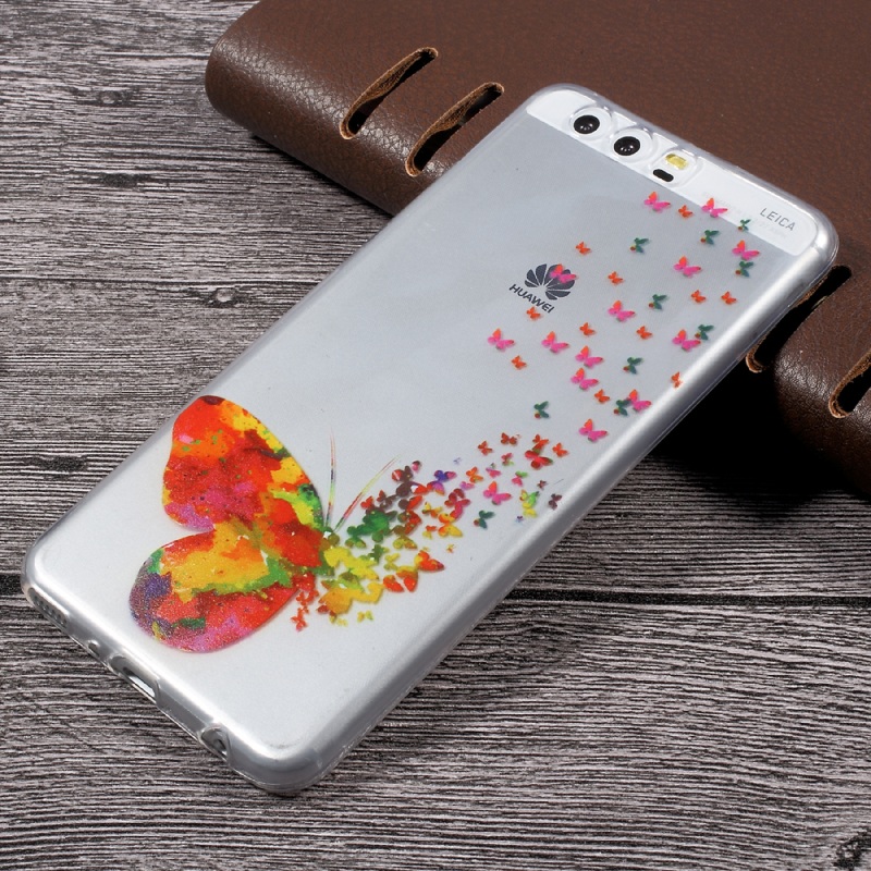 เคส Huawei P10 Plus #เคสฝาหลังแบบ TPU ใสพิมพ์ลายทันสมัย