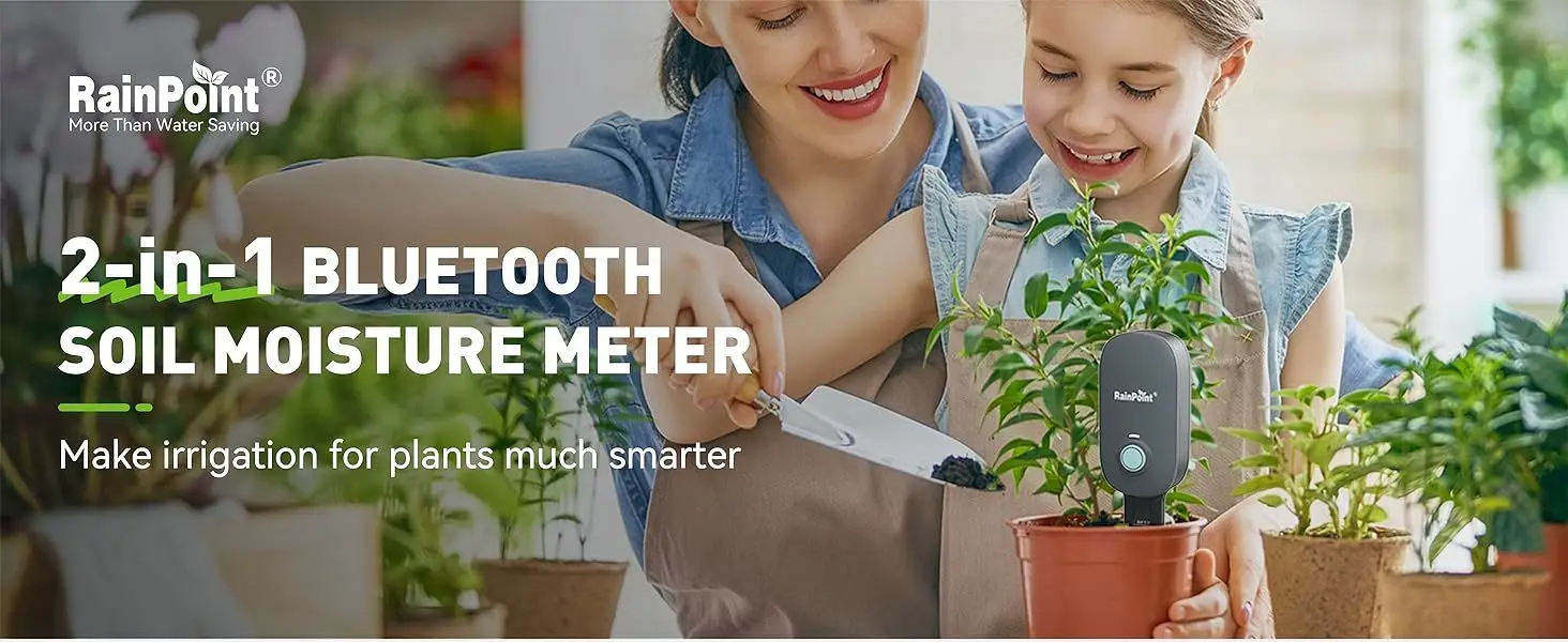 เซ็นเซอร์วัดค่าในดิน Soil Moisture Meter, Wireless Soil Moisture Meter for Garden Plant