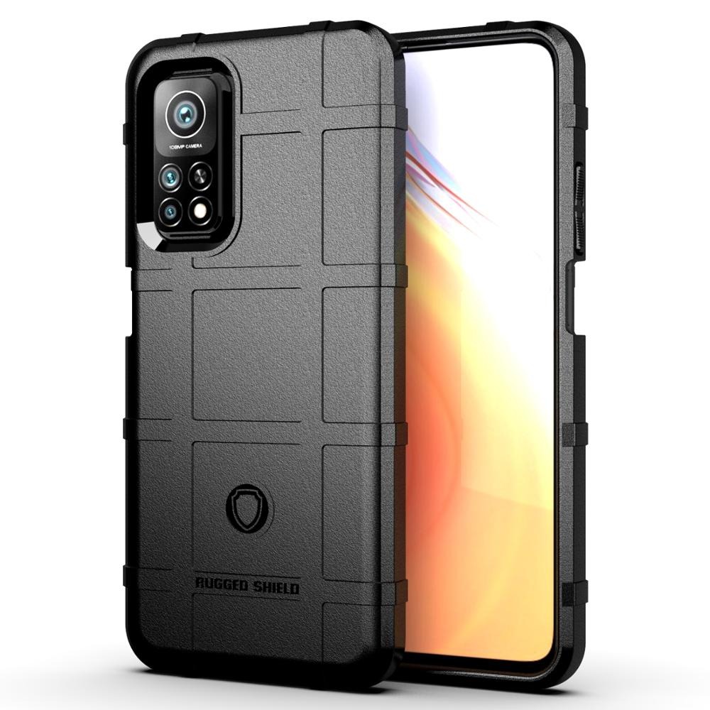 เคส Xiaomi Mi 10T #เคสฝาหลัง Rugged Shield Series Soft Silicone Shock Absorption Matte กันกระแทก