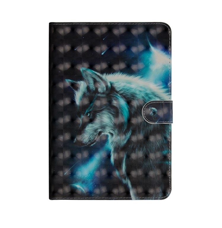 เคส Huawei MediaPad T3 10 #เคสฝาพับหนัง PU พิมพ์ลวดลาย Pattern Printing Wallet Stand