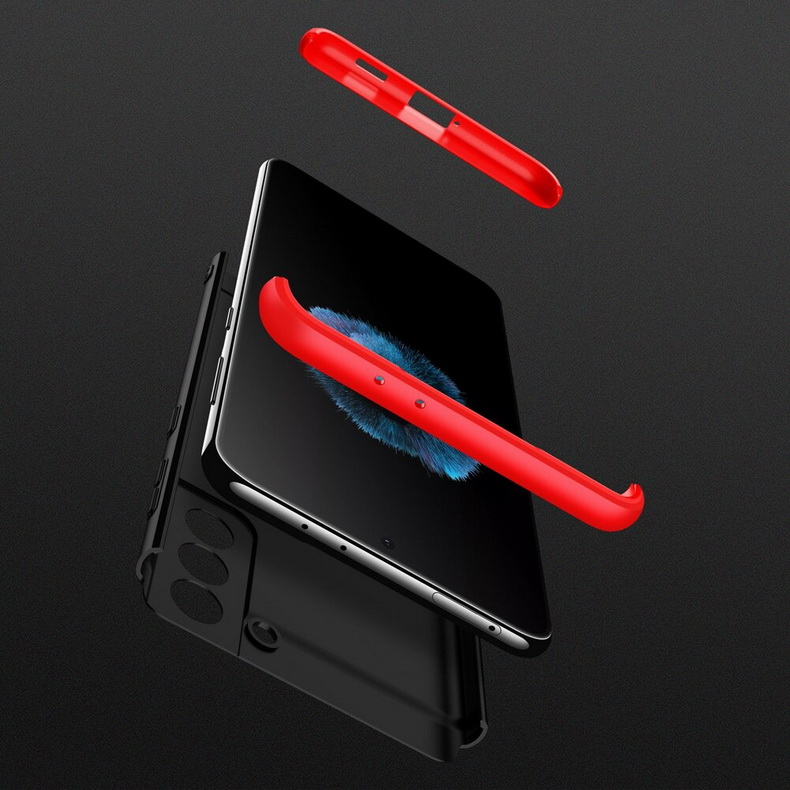 เคส Samsung Galaxy S22 5G #เคสฝาหลังพลาสติกแข็ง Detachable All-wrapped Matte แยกชิ้นได้