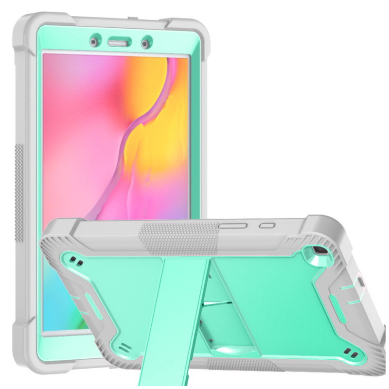 เคส Samsung Galaxy Tab A 8.0 2019 SM-T290 T295 T297 #เคสฝาหลังไฮบริดกันกระแทก Shock Proof Tablet Hybrid Cover Kickstand