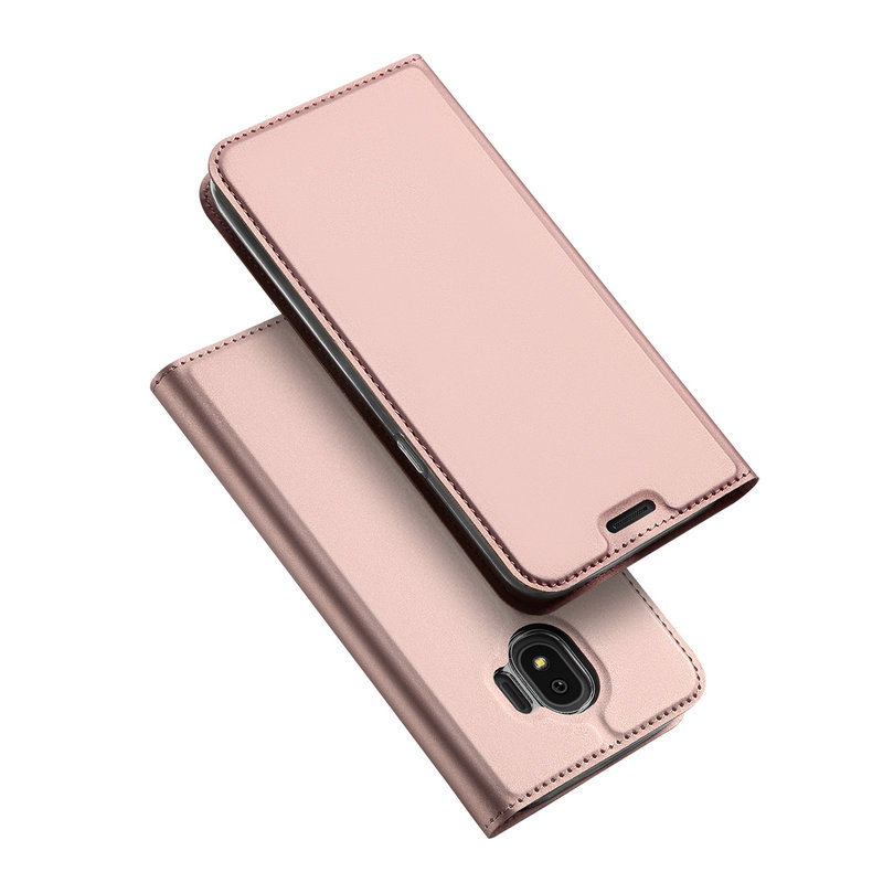 เคส Samsung Galaxy J4 (2018) #เคสฝาพับ DUX DUCIS Skin Pro Series คุณภาพดีราคาถูก