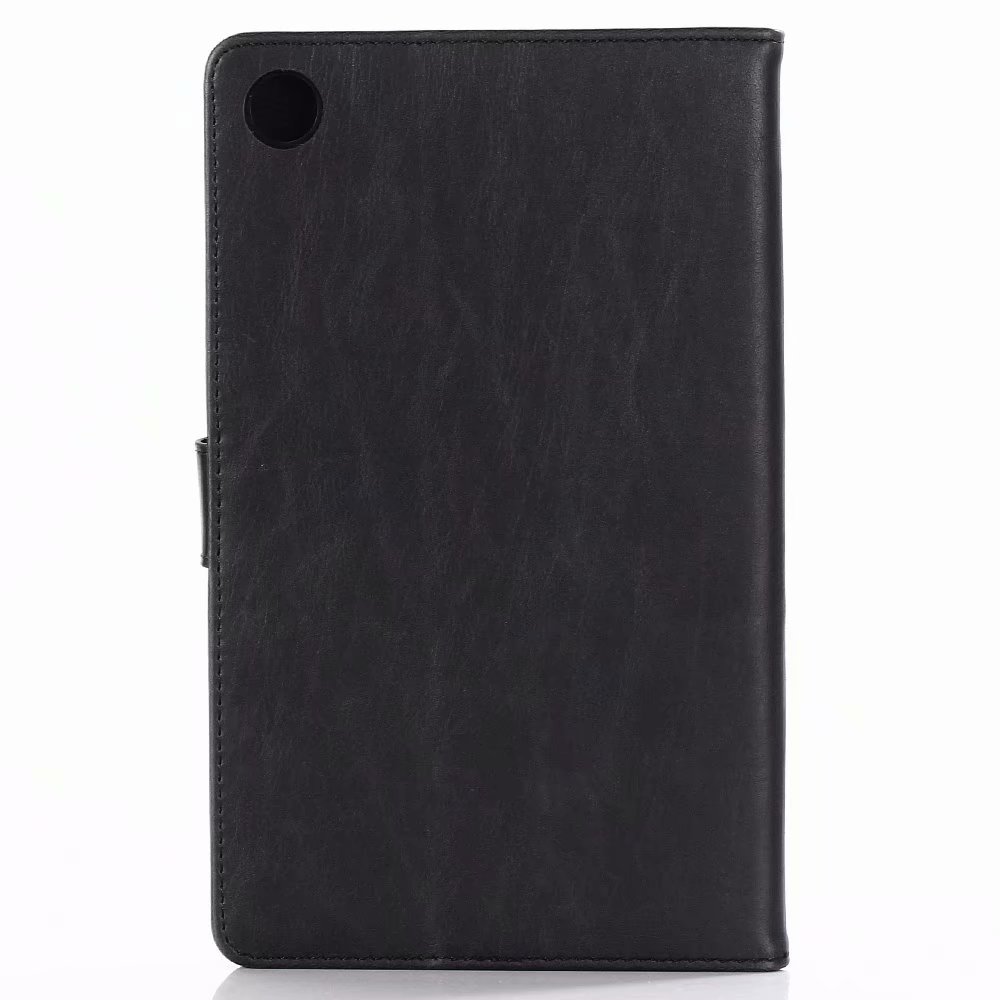 Case Huawei MediaPad M5 Lite 8 #เคสฝาพับหนัง PU แบบกระเป๋าสตางค์สไตล์ย้อนยุคมีช่องเสียบบัตร
