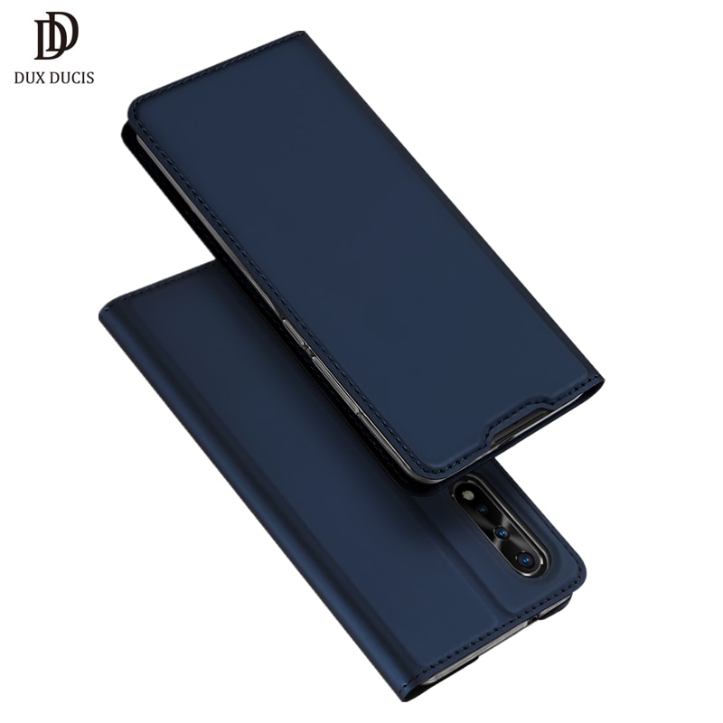 Case Vivo S1 #เคสฝาพับหนัง PU DUX DUCIS Skin Pro Series Auto-absorbed PU Leather คุณภาพดี