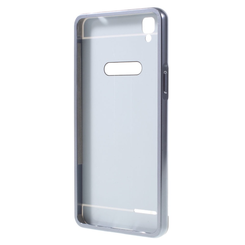 Case OPPO F1 /A35 เคสฝาหลัง กรอบอลูมิเนียม ฝาเป็น Acrylic แยกชิ้นเลื่อนสไลด์ได้
