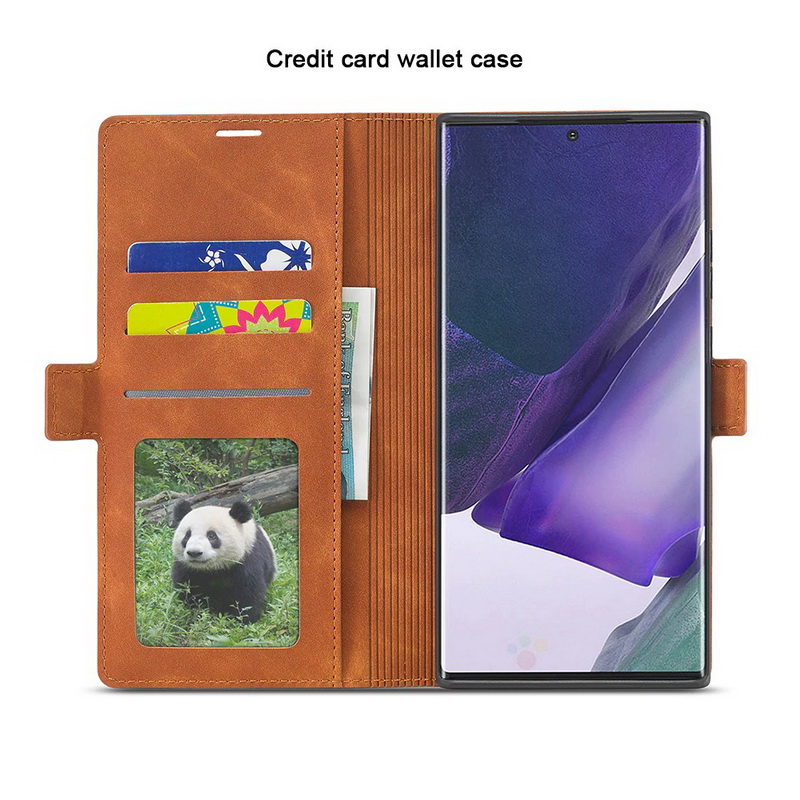 Case Samsung Galaxy Note 20 Ultra / Note 20 Ultra 5G #เคสฝาพับแบบกระเป๋าสตางค์ FORWENW Leather Wallet Case