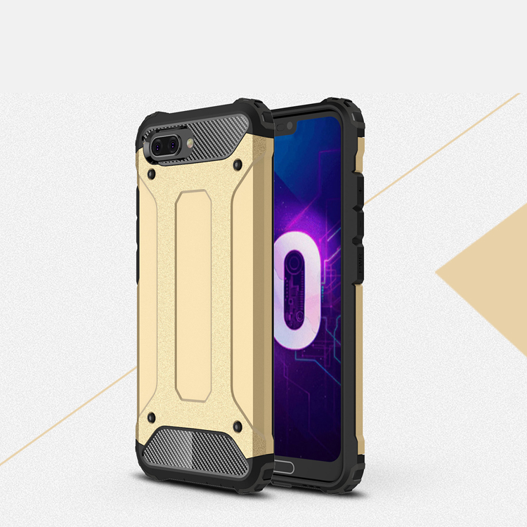 Case Honor 10 #เคสฝาหลังเกราะป้องกัน ไฮบริด พลาสติก+TPU