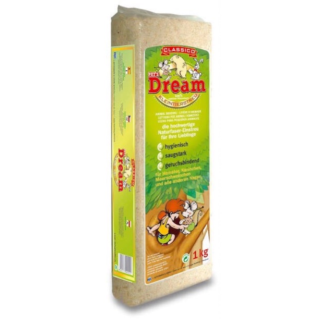 Dream Classic ขี้เลื่อยรองกรง ไม่มีกลิ่น 1kg