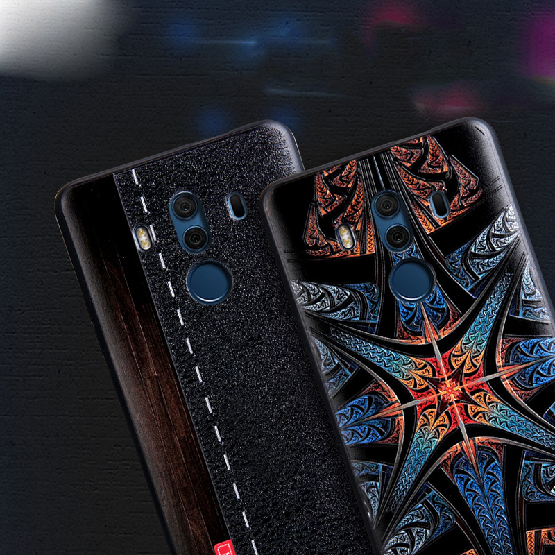 เคส Huawei Mate 10 Pro #เคสฝาหลังพิมพ์ลายนูน TPU Gel สีสันสวยงามลายน่ารักๆ