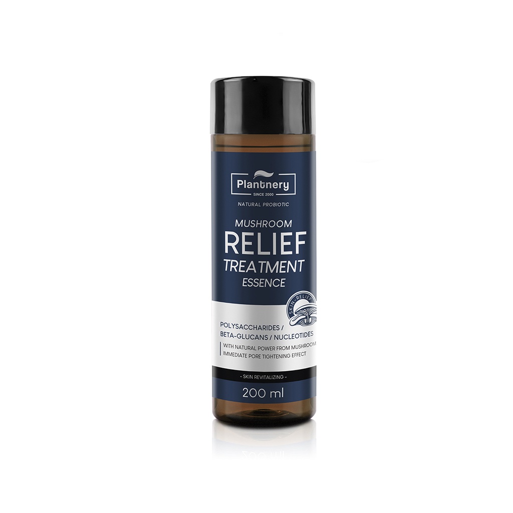 Plantnery Mushroom Relief Treatment Essence น้ำตบเห็ด 5 สายพันธ์ ฟื้นฟูการสร้างผิวใหม่ เพื่อผิวแลดูอ่อนกว่าวัย