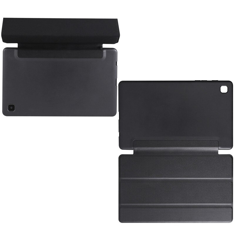 Case Samsung Galaxy Tab A7 Lite 8.7" (T220,T225) #เคสฝาพับหนัง PU แบบ 3 พับ Tri-fold Stand Design Shockproof PU Leather TPU Protective Case