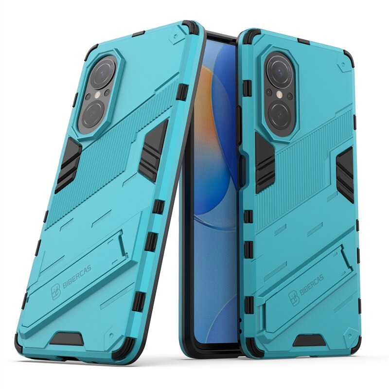 Case Huawei Nova 9 SE #เคสฝาหลังพลาสติก ไฮบริด TPU + Kickstand