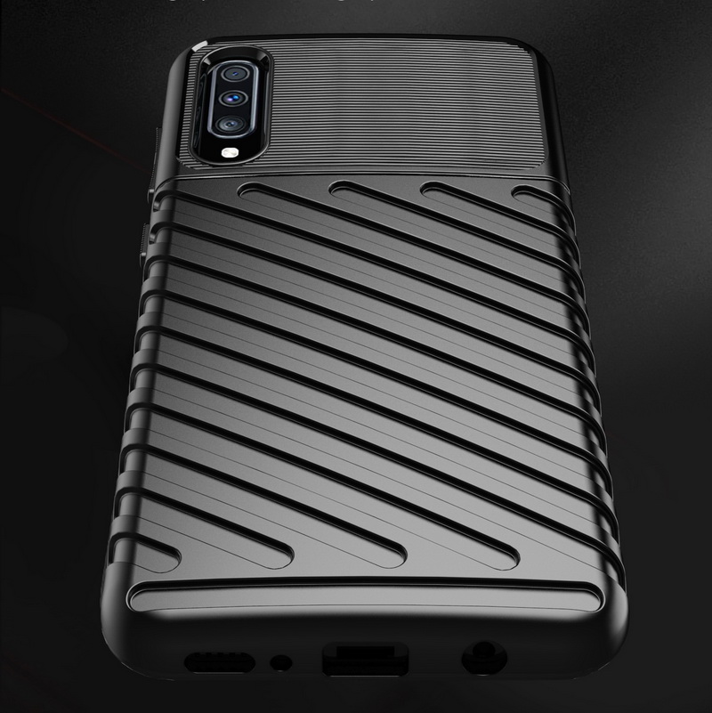 Case Samsung Galaxy A50 / A50s / A30s #เคสฝาหลัง TPU อ่อน Thunder Series Twill Texture Soft TPU