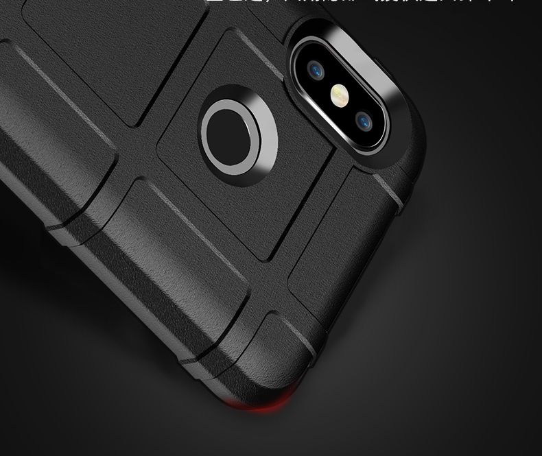 Case Xiaomi Mi A2 Lite #เคสฝาหลัง Rugged Shield Series Soft Silicone Shock Absorption Matte กันกระแทก