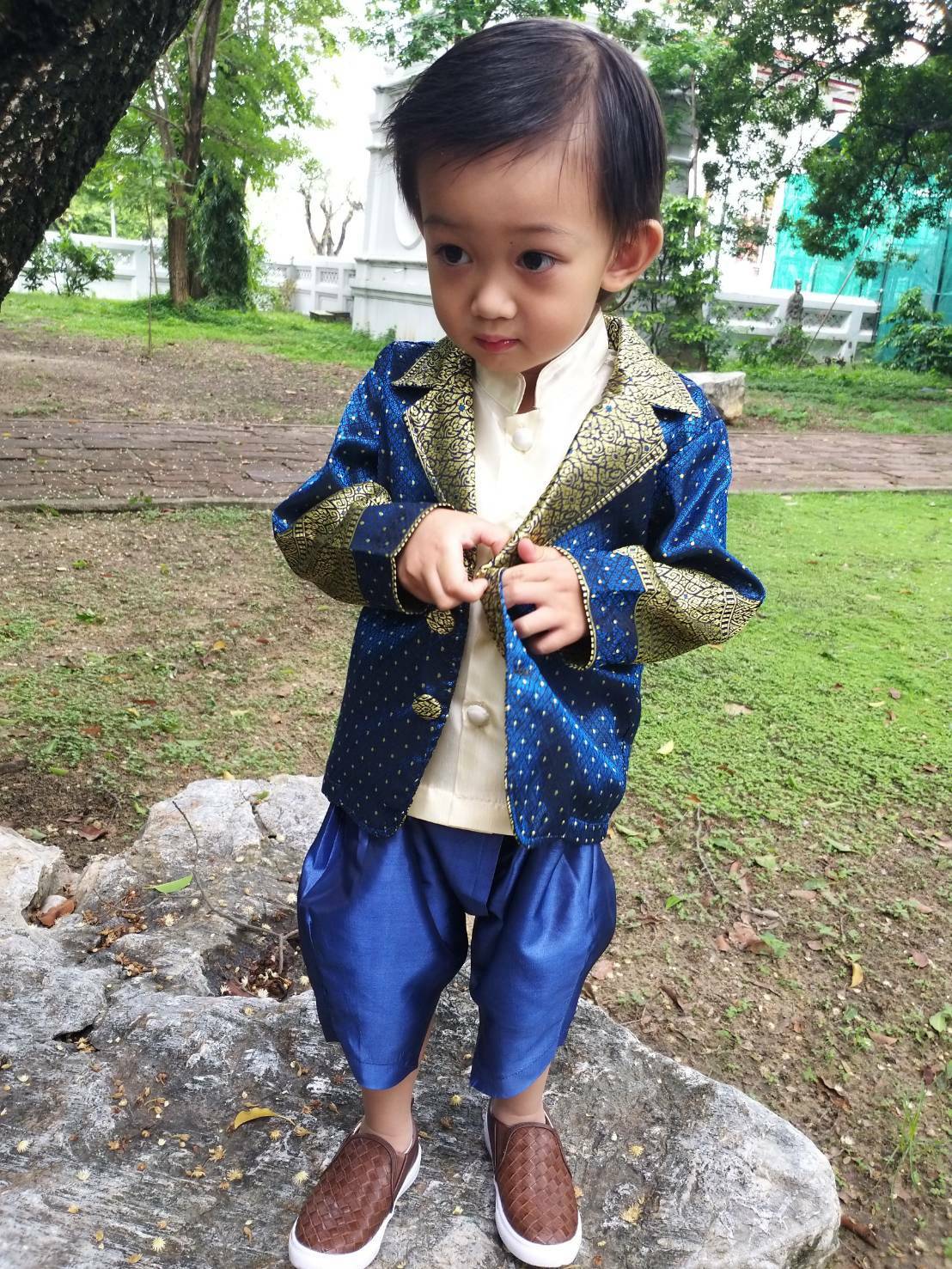 ชุดไทยเด็กชาย งานประณีต