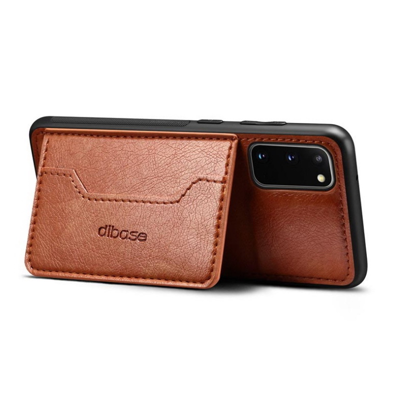 Case Samsung Galaxy S20 FE / S20 FE 5G #เคสฝาหลัง TPU เคลือบหนัง PU Crazy Horse Leather Coated PC + TPU Hybrid