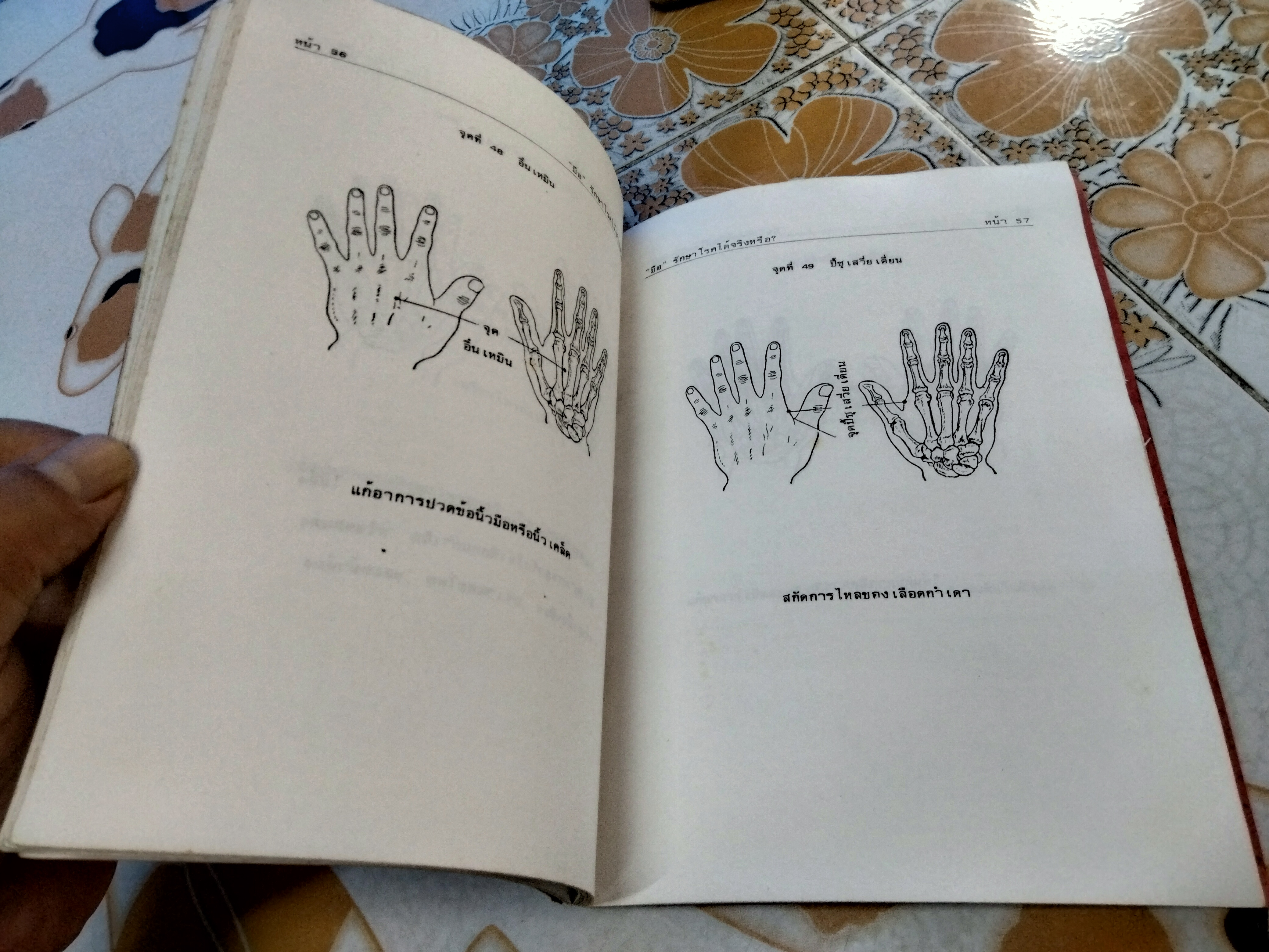 มือ - รักษาโรคได้จริงหรือ? เจือจันทน์ อัชพรรณ - ถอดความ พนิดา ไตรสารศรี - ผู้จัดพิมพ์ พิมพ์ครั้งที่ 2/2529 (หนังสือทำมือ) **สินค้าหมด**